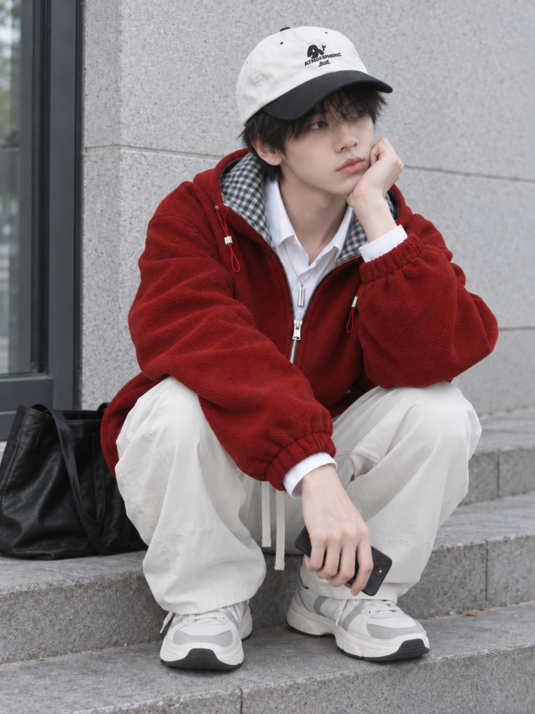 紅白色系穿搭