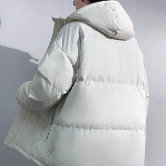 大尺碼加厚麵包棉服(連帽保暖外套) 商品圖