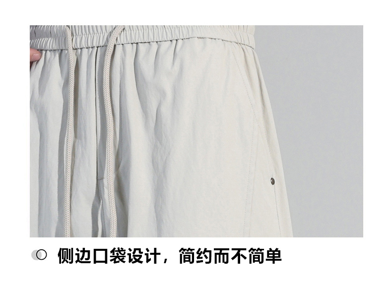 大尺碼寬鬆闊腿直筒休閒褲:圖片 4